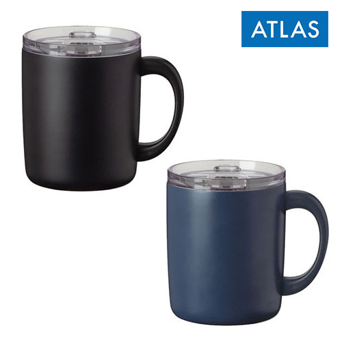 アトラス スライドふた付きマグカップ 400ml