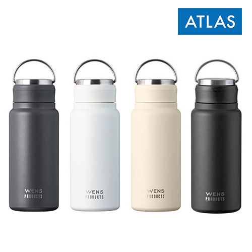 アトラス Wens ハンドル付きシームレススクリューボトル 530ml