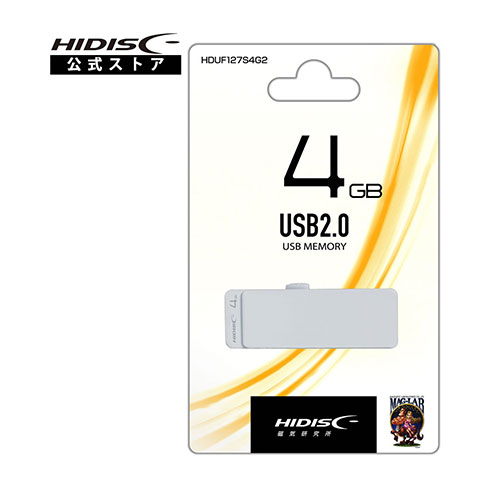 HIDISC USBメモリー 4GB
