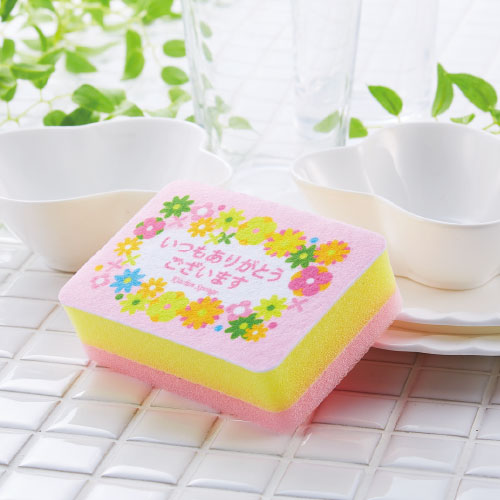 ｢いつもありがとう｣ キッチンスポンジ(1コ入)