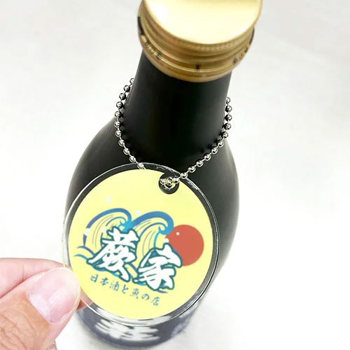 オリジナルアクリルボトルチャーム