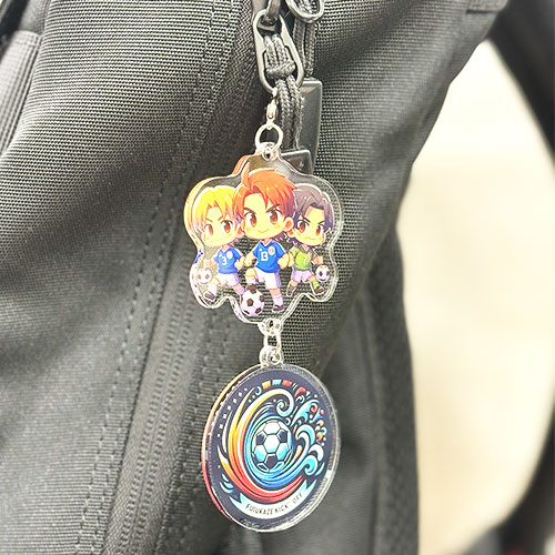 オリジナル連結アクリルキーホルダー