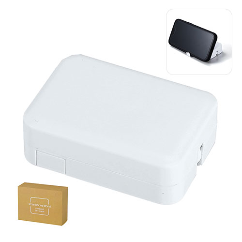 スマホスタンドになるコンパクト3in1ケーブル
