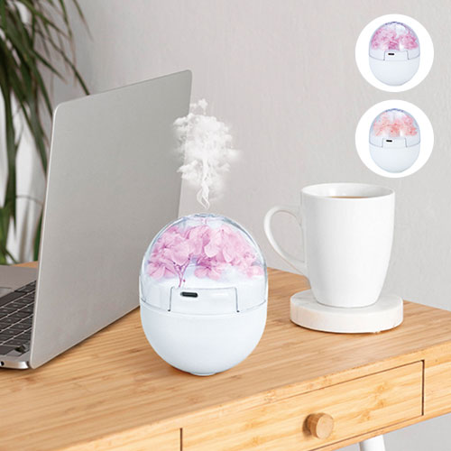 イルミネーションフラワー加湿器