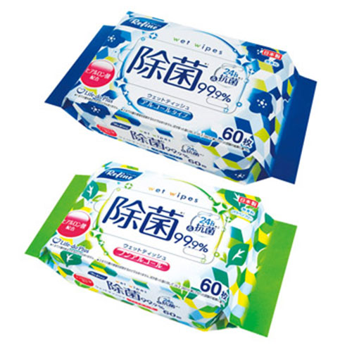 リファイン　除菌ウェットティッシュ60枚入