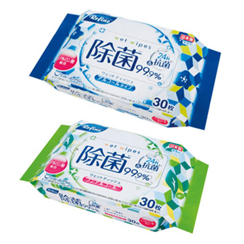 リファイン　除菌ウェットティッシュ30枚入