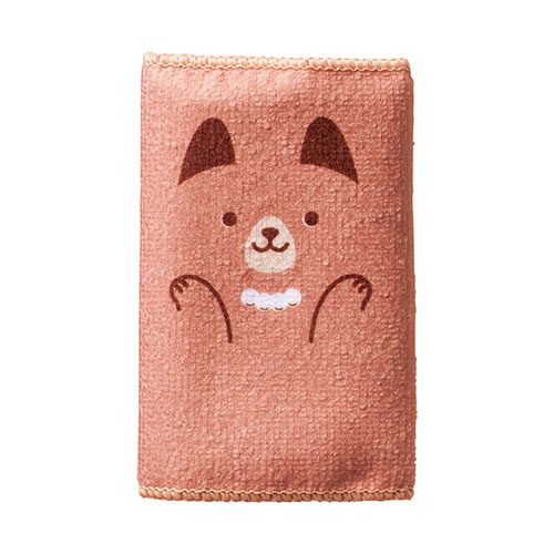 おめかしアニマル　ハーフハンカチタオル