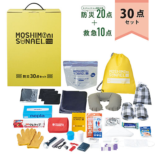 モシモニソナエル　防災30点 箱入セット