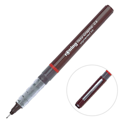 rOtring ティッキー グラフィック ファイバーチップペン