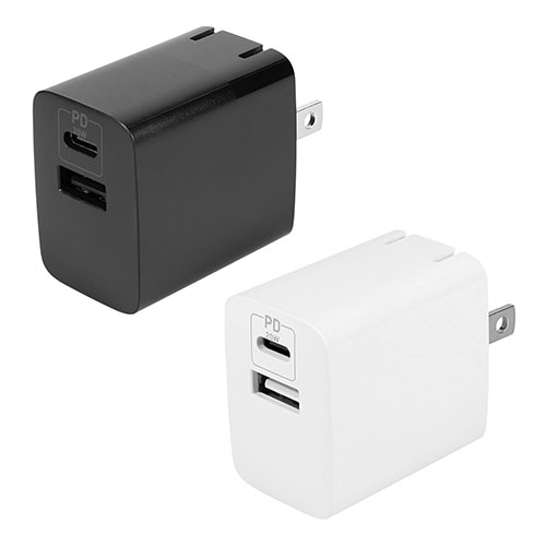 オウルテック 最大PD20W出力 USB Type-C×1 USB Type-A×1 AC充電器