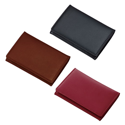 GLOIRE メモホルダー付名刺入れ(革製)