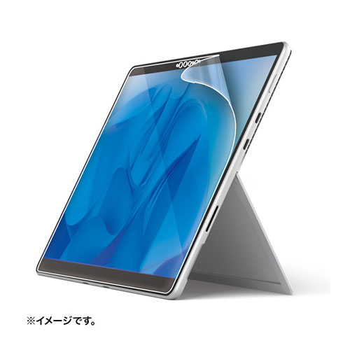 サンワサプライ Microsoft Surface Pro 8/X用抗菌・抗ウイルス光沢フィルム