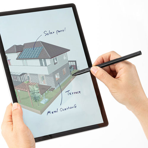 サンワサプライ Microsoft Surface専用充電式極細タッチペン（ブラック）
