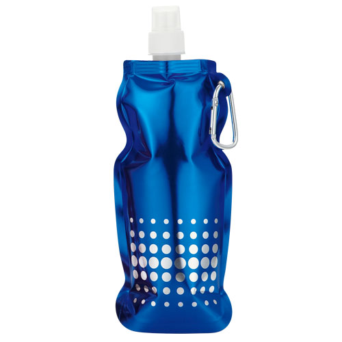カラビナ付折りたたみボトル500ml ブルーのみ