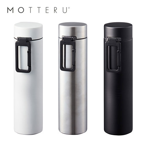 MOTTERU カラビナハンドルサーモステンレスボトル 360ml