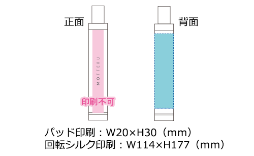 プリント箇所のイメージ