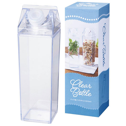 パック型クリアボトル 500ml