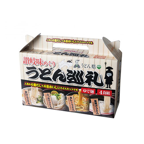 讃岐味めぐり うどん巡礼4食組　※税率8％