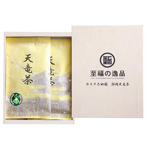 至福の逸品 木箱入り「カネタ太田園」静岡天竜茶　※税率8％